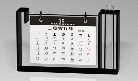 亚克力台历