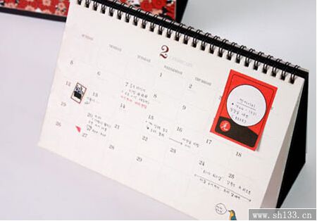 2015年台历印刷