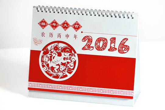 塑料台历